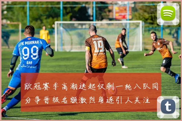 欧冠赛季高潮迭起仅剩一轮八队同分争晋级名额激烈角逐引人关注